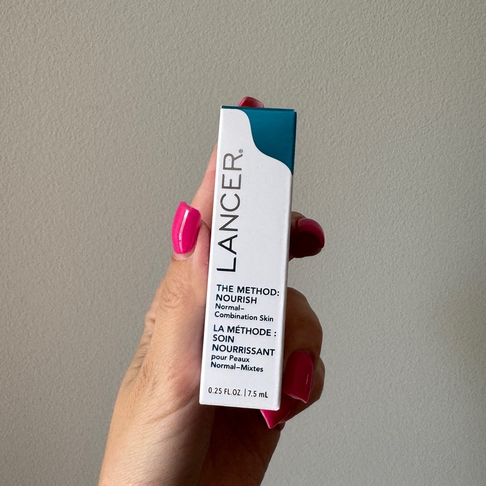 $8 add on / Lancer the method Nourish face moisturizer lotion, 7.5 ml